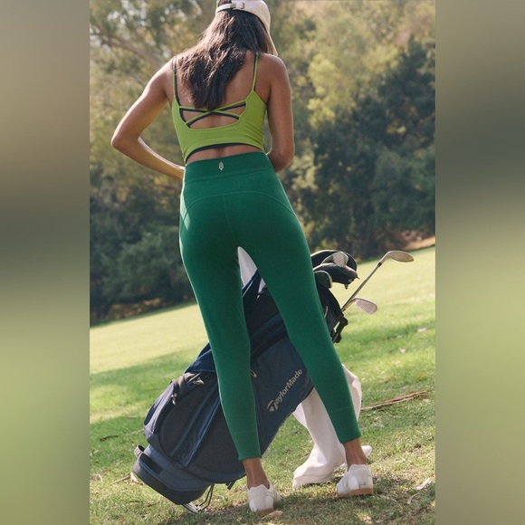 Free People Movement| ‘Never Better’ Jade/Green Legging - Picture 7 of 9